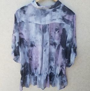 Michael Kors Tops - 💢SOLD💢MICHAEL KORS Chiffon Blouse Size XL Michael Kors Tops - 💢SOLD💢MICHAEL KORS Chiffon Blouse Size XL